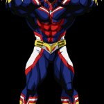 All Might hero pose