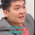 social anxiety template