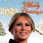 Melania Trump Christmas Ornaments 2022 meme