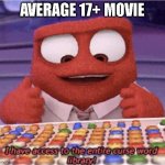 He Haves the Acess | AVERAGE 17+ MOVIE | image tagged in i have to access the entire curse word library | made w/ Imgflip meme maker