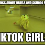 Ha | RAPPER: SINGS ABOUT DRUGS AND SCHOOL SHOOTINGS; TIKTOK GIRLS: | image tagged in gifs,dance | made w/ Imgflip video-to-gif maker