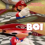 SMG4 Mario Plays Unfair Mario: B O I | Eagles going 13-2 with a L over the Cowboys. Me | image tagged in smg4 mario plays unfair mario b o i | made w/ Imgflip meme maker