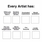 Every artist has