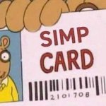 Arthur Simp card