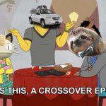 Big Tent Party crossover episode meme