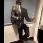 black guy in suit GIF Template