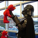 Vader's had 'nuff of Elmo | WHEN YOU FINALLY HAD ENOUGH OF YOUR ANNOYING SIBLING | image tagged in darth vader v elmo,elmo,darth vader,sibling rivalry | made w/ Imgflip meme maker