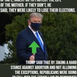 Trump talks common sense on abortion