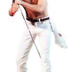 Freddie Mercury with transparency