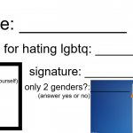 anti lgbtq card