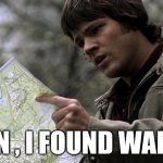 Sam Found Waldo | DEAN , I FOUND WALDO ! | image tagged in salvation 205,supernatural,supernatural memes,found waldo | made w/ Imgflip meme maker
