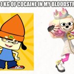 There is 1 kg of cocaine in my bloodstream /j