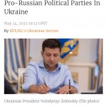 Ukraine bans pro-Russian parties