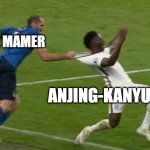 how much meme should you do? | JOE MAMER; ANJING-KANYUT SUS | image tagged in italy vs england meme template,memes | made w/ Imgflip meme maker
