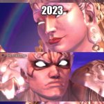 The energy I'm bringing to the new year | ME REFLECTING ON 2022; 2023; ME SMASHING INTO 2023 WITH RAGE AND AMBITION | image tagged in asura extend arm to chakravartin,2023,happy new years,rage,let's do this shit | made w/ Imgflip meme maker