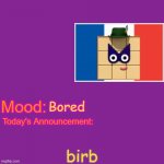 Birb | Bored; birb | image tagged in birb | made w/ Imgflip meme maker