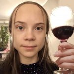 greta thunberg forehead