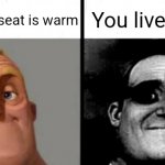 You live alone | The toilet seat is warm; You live alone | image tagged in people who don't know vs people who know,memes | made w/ Imgflip meme maker