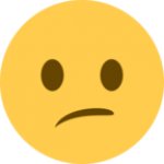 Less Slightly sad emoji