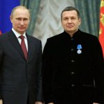 Vladimir Putin and Vladimir Solovyov