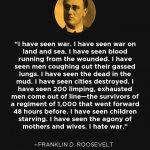 FDR quote war