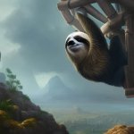 Sloth votes for Donald Trump to become America's next Speaker of