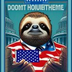 Sloth votes for Donald Trump to become America's next Speaker of