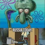 Russo-Ukrainian War as told by Squidward