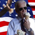 Joe Biden ice cream Murica freedom meme
