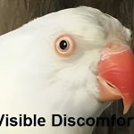 Visible Discomfort