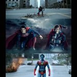 Captain Planet VS Superman & Thor template
