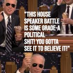 Joe Biden & Jimmy Fallon on House Speaker election meme