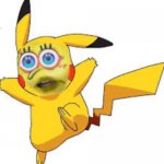 Cursed Pikachu template