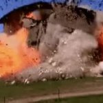 House Explosion GIF Template