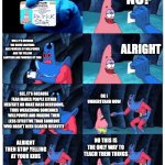 patrick not my wallet Meme Generator - Imgflip