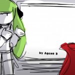 Agent 3 gives a presentation