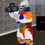 Jet Jaguar holding a camera