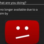 YouTube takedown notification