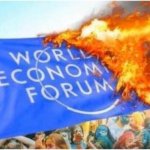 WEF burning flag
