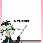 Slushi's thesis meme