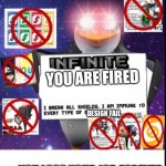 Infinite you are fired