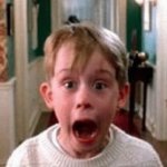 Kevin screaming home alone