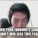 This is how I feel after Freya Skye didn't win Junior Eurovision last year | WHEN YOUR FAVOURITE SINGER DIDN'T WIN JESC THIS YEAR | image tagged in gifs,memes,eurovision,junior,freya skye,so true memes | made w/ Imgflip video-to-gif maker