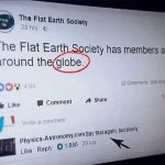 Flat Earth Globe