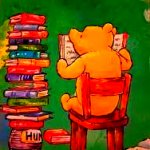 Pooh Book Pile