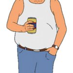 Bill Dauterive with a beer