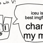 the best user on imgflip | iceu is the best imgflip user; change my mind | image tagged in fun facts with v,iceu,imgflip | made w/ Imgflip meme maker
