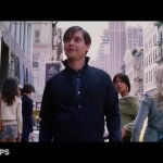 Tobey Maguire Walking GIF Template