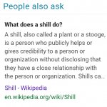 Shill definition