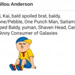 Caillou, Consumer of Galaxies template